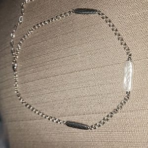 New Brighton Pebble Pearl Double Link Necklace, NWT